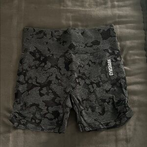 Gymshark Women’s High-Waist Performance Shorts in Black Heather